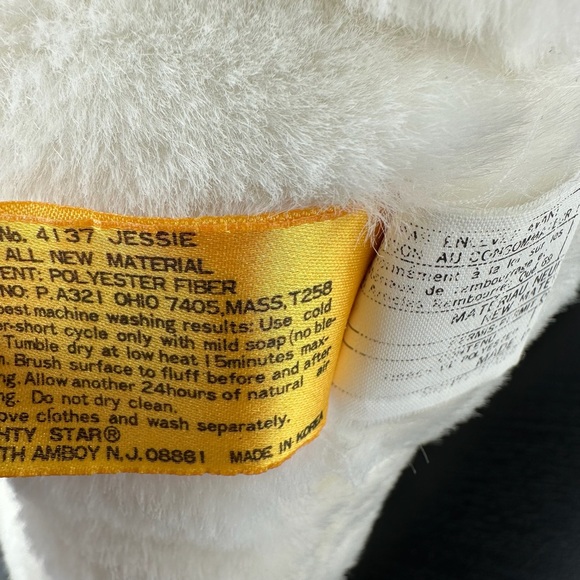 24K Polar Puff Rare Special Effects 1987 Jessie White Teddy Bear 10” #4137 Plush - Picture 7 of 8